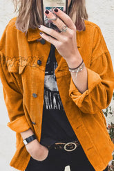 Hnewly - Casual Solid Color Turndown Collar Tops(8 Colors) Yellow / S Tops/Blouses & Shirts